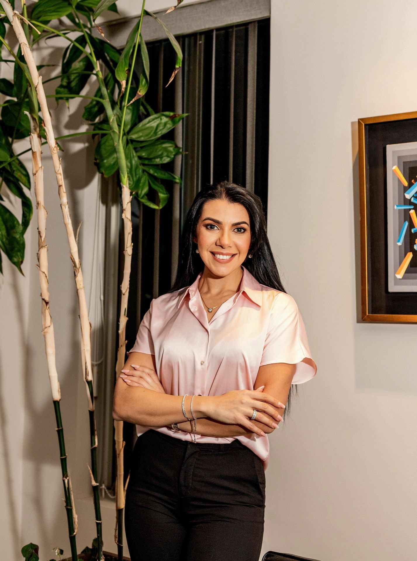 Mariana Soriano en su oficina
